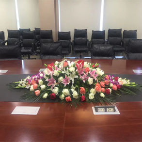 上城会议桌花